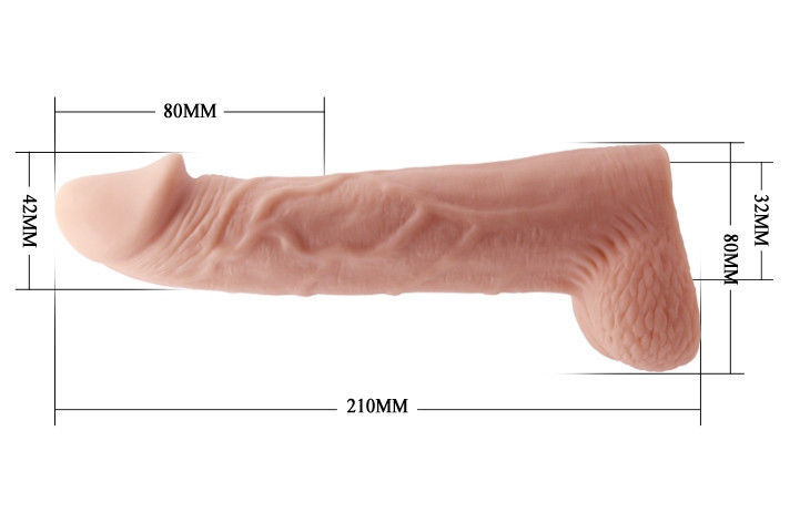 Подовжуюча насадка (на 8 см) BAILE - SEX TOYS BIG MAN, BI-026238 Sex Aura Київ - фото 10