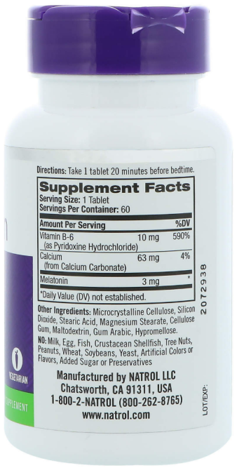 Мелатонин для сна Natrol Melatonin 60 таб Киев - изображение 2