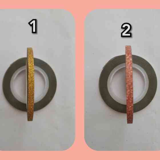 Стрічка для дизайну нігтів "Сахарна нитка" 3 mm. (різні кольори) Київ