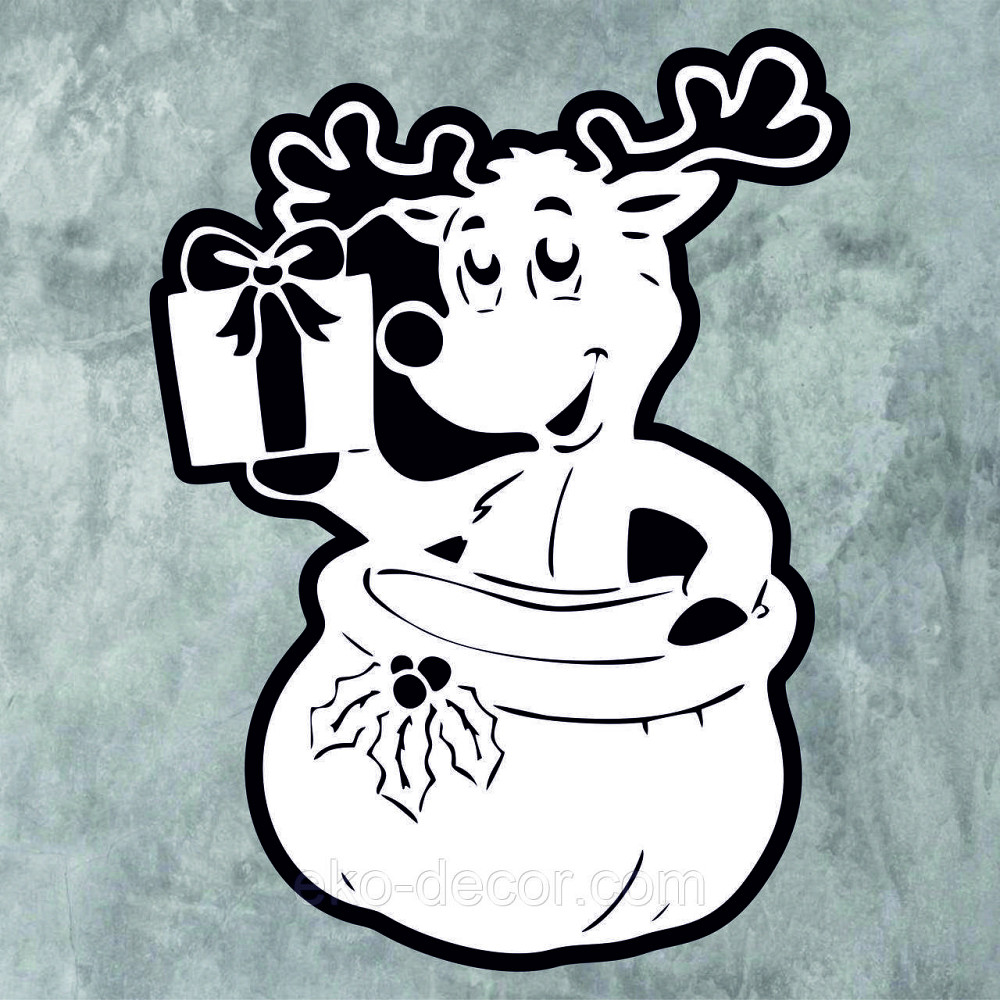 Декоративное настенное Панно «Новый год», Декор на стену 90*65 см Киев - изображение 7