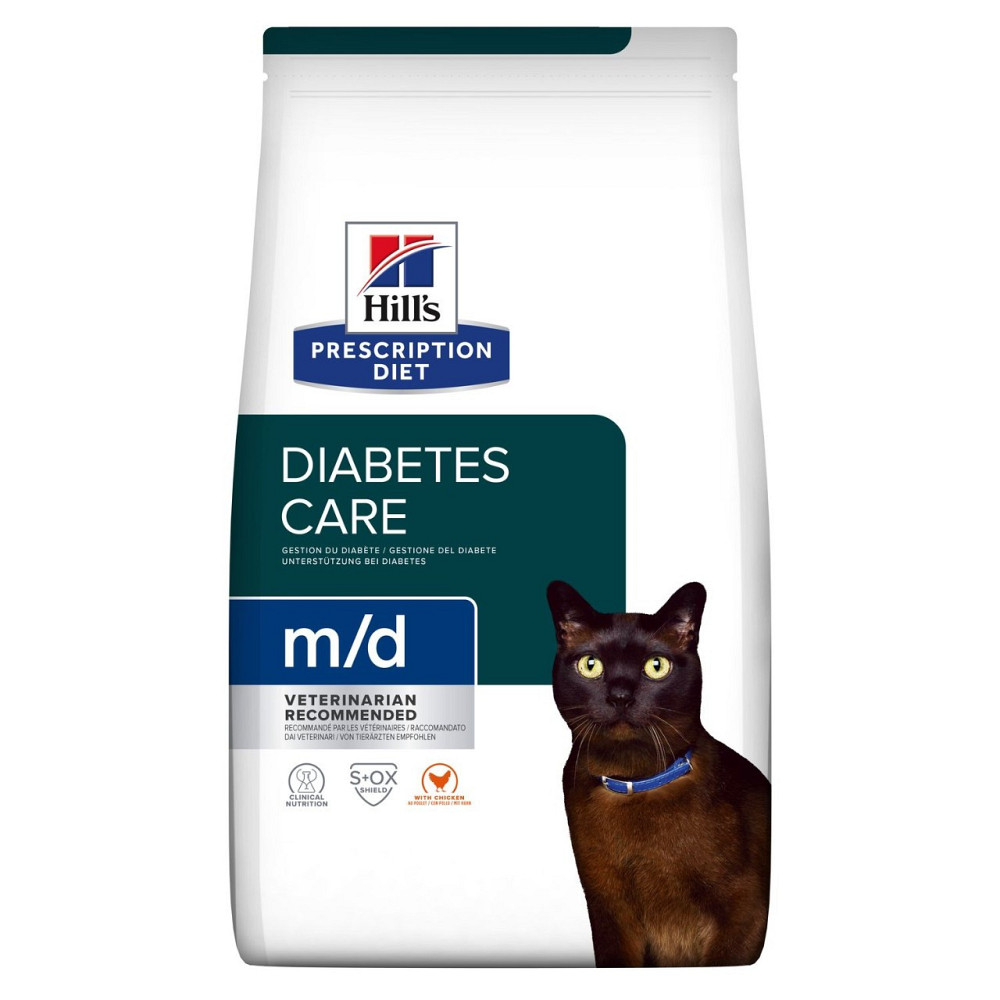 Сухий лікувальни корм Хіллс Hills PD Diabetes/Weight m/d корм для котів 3 кг при цукровому діабеті та ожирінні Вінниця - фото 1