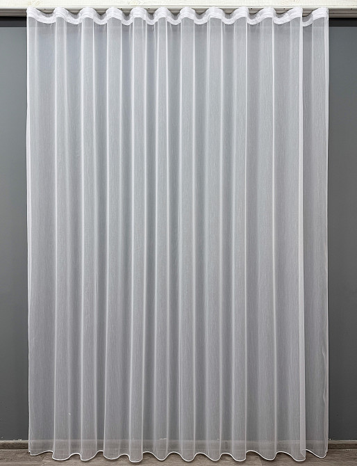 Тюль VR-Textil 1153т Бамбук однотонний Білий 350х270 см (43-337) Київ - фото 2