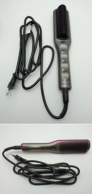 Щітка-випрямляч для волосся. RIFNY Automatic Temperature Lock Anti-Scald. Луцьк - фото 1