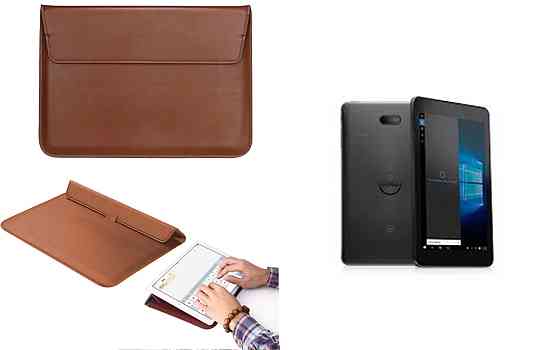 Чохол-конверт VitoCase для Dell Venue 8 Pro (5855), з функцією підставки для планшета Коричневий Київ