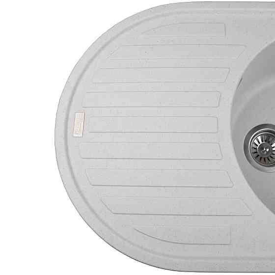 Гранітна мийка Globus Lux OHARA перлинний 770х500 мм Київ