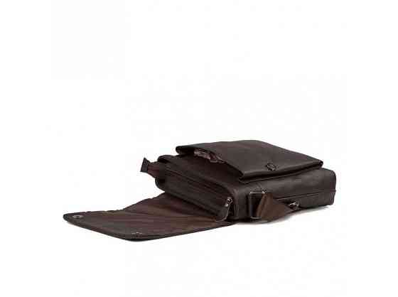 Сумка мессенджер Vintage 14577 кожаная Коричневая Киев