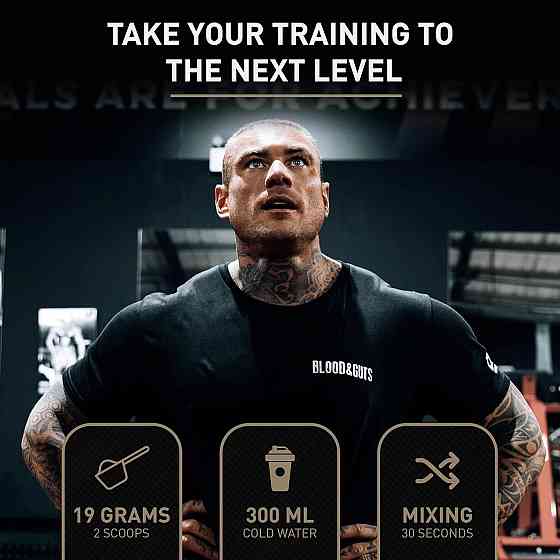 Предтренировочный комплекс DORIAN YATES NUTRITION BLOOD & GUTS 380 G (BUBBLE GUM) Луцк