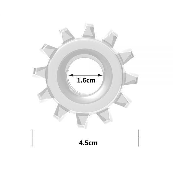 Еластичне ерекційне кільце POWER PLUS Cockring без вібрації Sex Aura Київ - фото 2