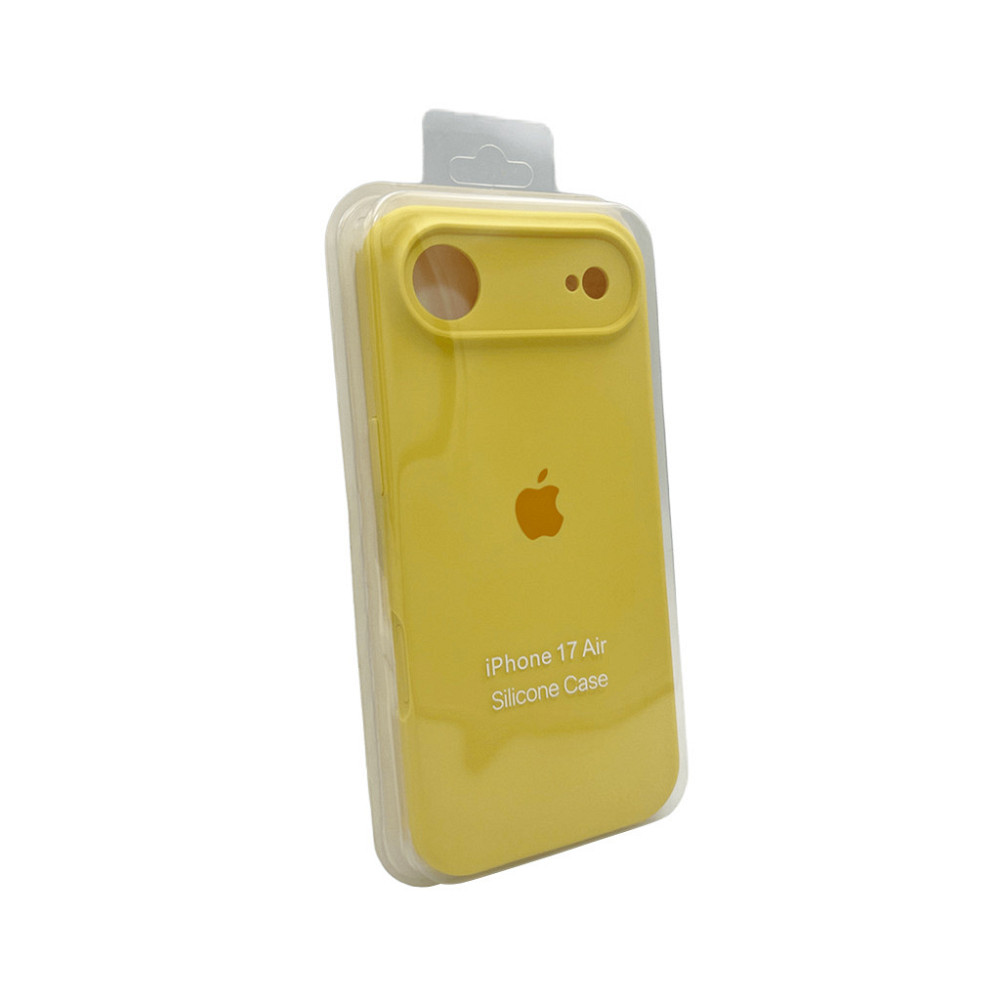 Чохол для смартфона Silicone Full Case AA Camera Protect for Apple iPhone 17 Air 4,Yellow Київ - фото 2