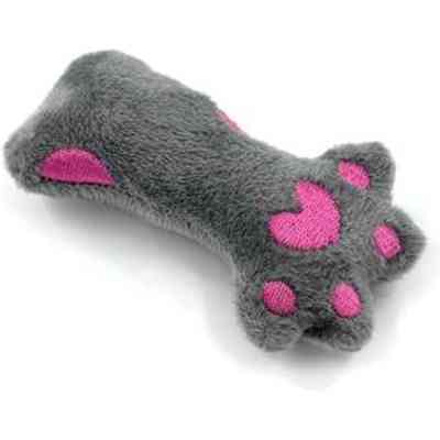 Игрушка для кошек Hippie Pet Лапка серая 10.5 см (HIPCT2304053P) Винница