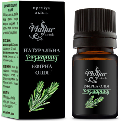 Эфирное масло Mayur Розмарина 5 мл (4820230951806) Винница - изображение 1