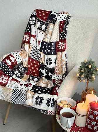 Ecotton Плед Ecotton 150х220 см Well Soft синій новорічний з оленями (24179) Коломия