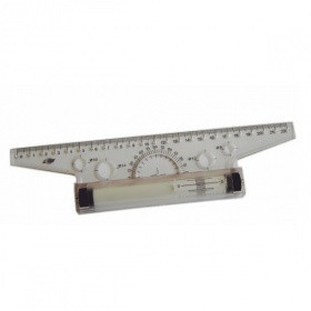 Рейсшина пластикова "Спектр" 30см Р-300Д димчата роликова, шт Київ - фото 1