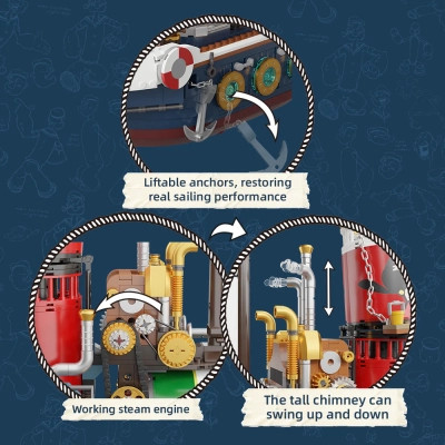 Конструктор Pantasy Popeye Пароплав у пошуках скарбів (86402) Вінниця - фото 6