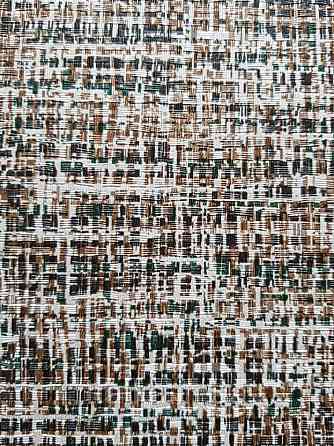 Обои виниловые на флизелине AdaWall Beta1.06х10 под ткань под мешковину темно коричневые зеленые 111-5 Киев