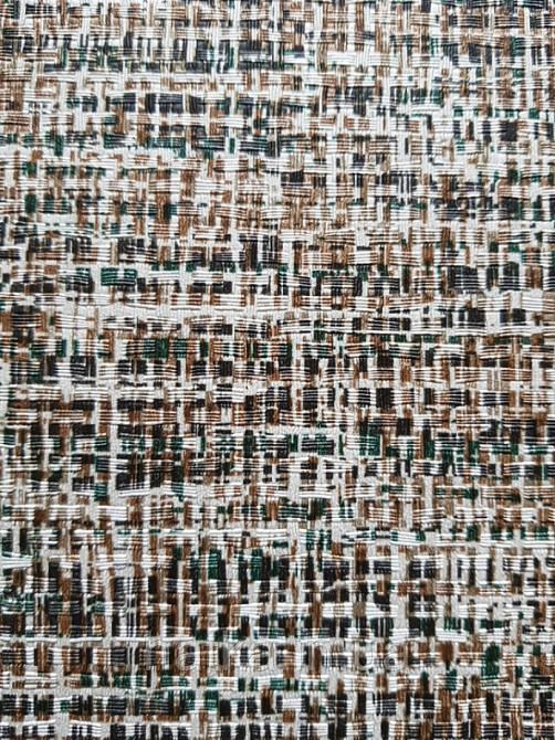 Обои виниловые на флизелине AdaWall Beta1.06х10 под ткань под мешковину темно коричневые зеленые 111-5 Киев - изображение 2