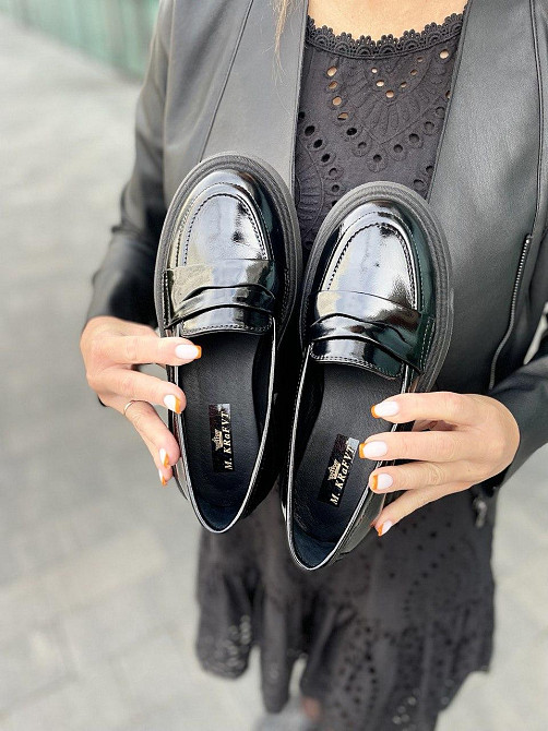 Туфлі жіночі M.KRAFT чорні шкіра лакована 36р.37р.38р. (5279) Коломия - фото 3