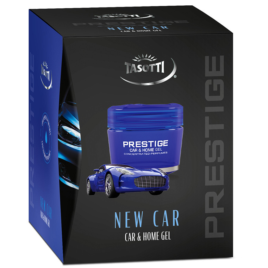 Ароматизатор для авто гелевий "Gel Prestige" New Car (Нова машина) 50мл Tasotti Київ - фото 1