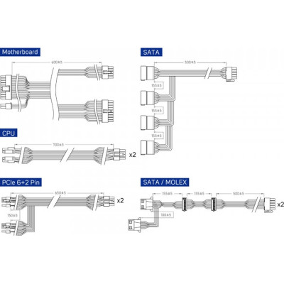 Блок питания FSP 650W VITA-650GM (VITA-650GM) Винница - изображение 6