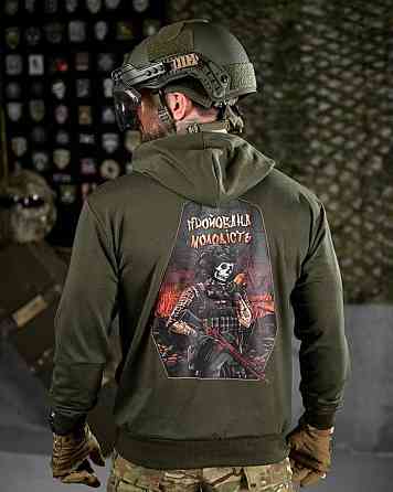 Тактическая худи MAKLIN  молодость олива ДЛ7045 Одесса