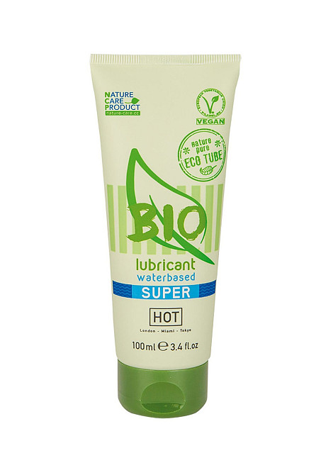 Органический лубрикант на водной основе Hot Bio Lube Super, 100 мл Sex Aura Киев - изображение 1