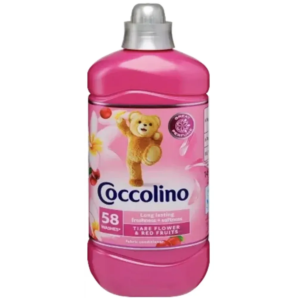 Ополаскиватель Coccolino Tiare Flower & Red Fruits Цветы и красные фрукты 58 стирок 1.45 л Львов - изображение 1