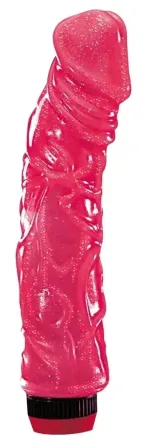 Вибратор BIG JELLY малиновый Sex Aura Киев