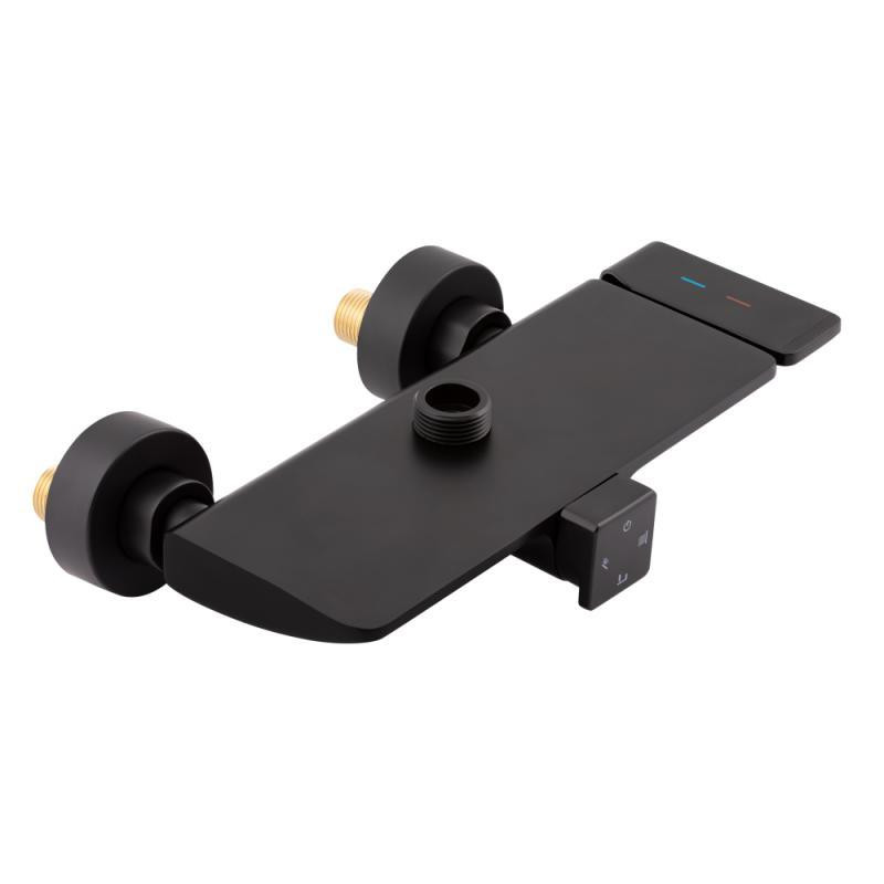 Душова система зовнішнього монтажу Qtap Sloup 51105OGB чорний мат Київ - фото 3