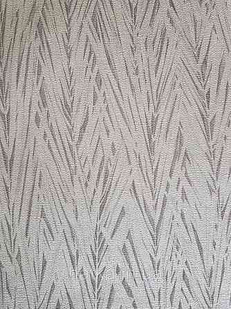 Шпалери вінілові на флізелін Rasch Composition 0,53х10 листя ялинка білі сірі сріблясті Київ