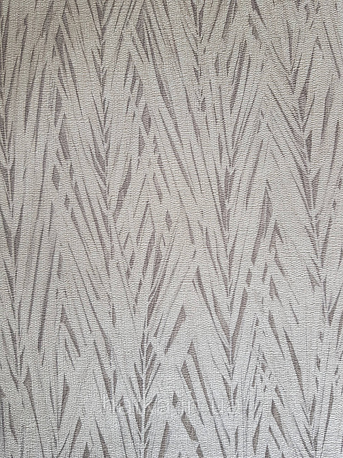 Шпалери вінілові на флізелін Rasch Composition 0,53х10 листя ялинка білі сірі сріблясті Київ - фото 3