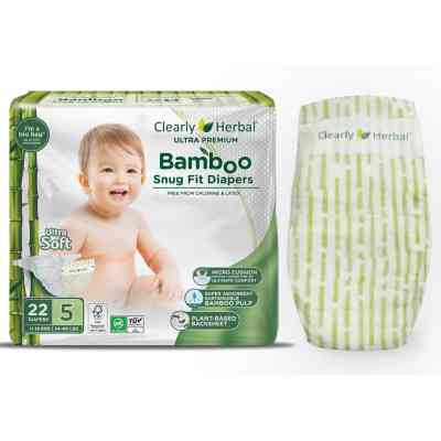 Підгузки Clearly Herbal Bamboo, розмір 5 (11-18 кг), 22 шт (1137) Вінниця
