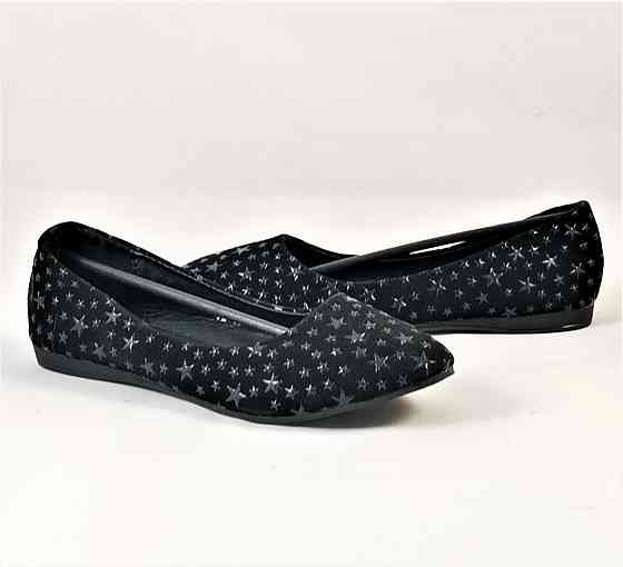 Жіночі Балетки Чорні Мокасини Туфлі Замшеві (розміри: 36) — J2 Дніпро