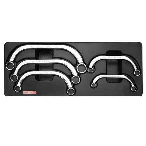 Набір накидних ключів З-образних 10-22мм 5ед. (в ложементі) TOPTUL GAAT0504 Одеса