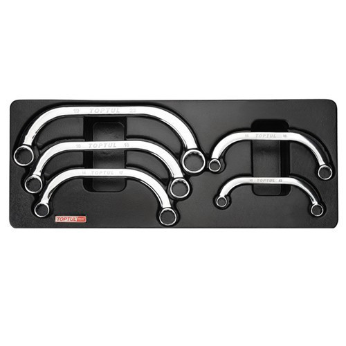 Набір накидних ключів З-образних 10-22мм 5ед. (в ложементі) TOPTUL GAAT0504 Одеса - фото 1