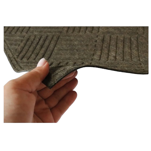 Килимок побутовий текстиль 75*45*0,5см К-502-2 коричневий ДУБНО Житомир