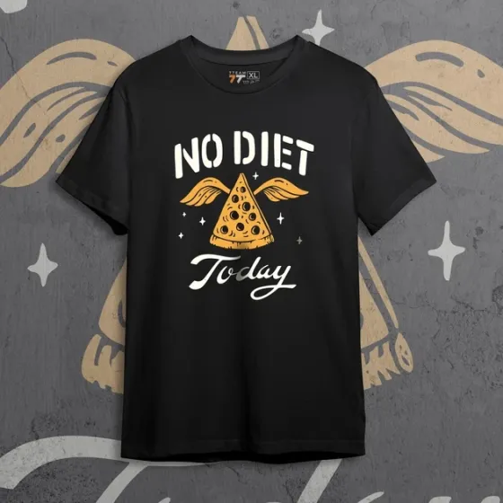 Футболка чоловіча з  принтом No Diet Today Розмір 48 Anime0131 Дніпро
