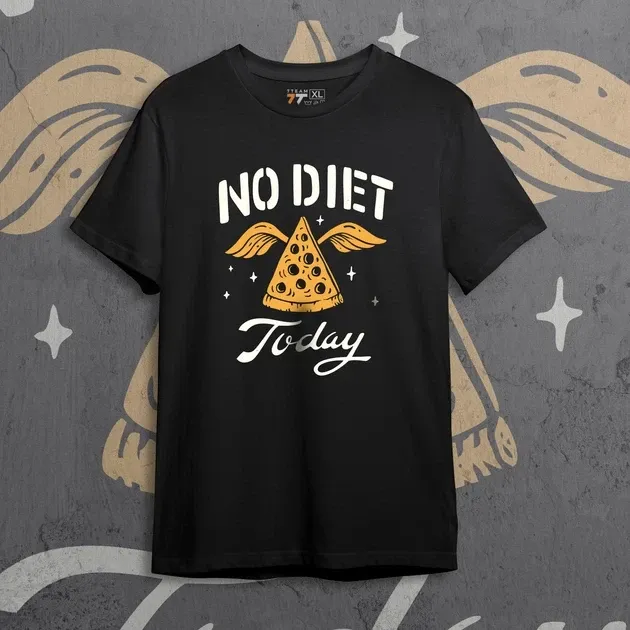 Футболка чоловіча з  принтом No Diet Today Розмір 48 Anime0131 Дніпро - фото 1