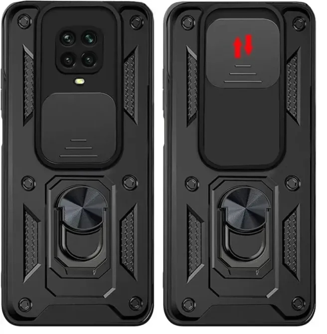 Xiaomi Redmi Note 9 pro 9S Противоударный чехол (кольцо + шторка) Одесса - изображение 3