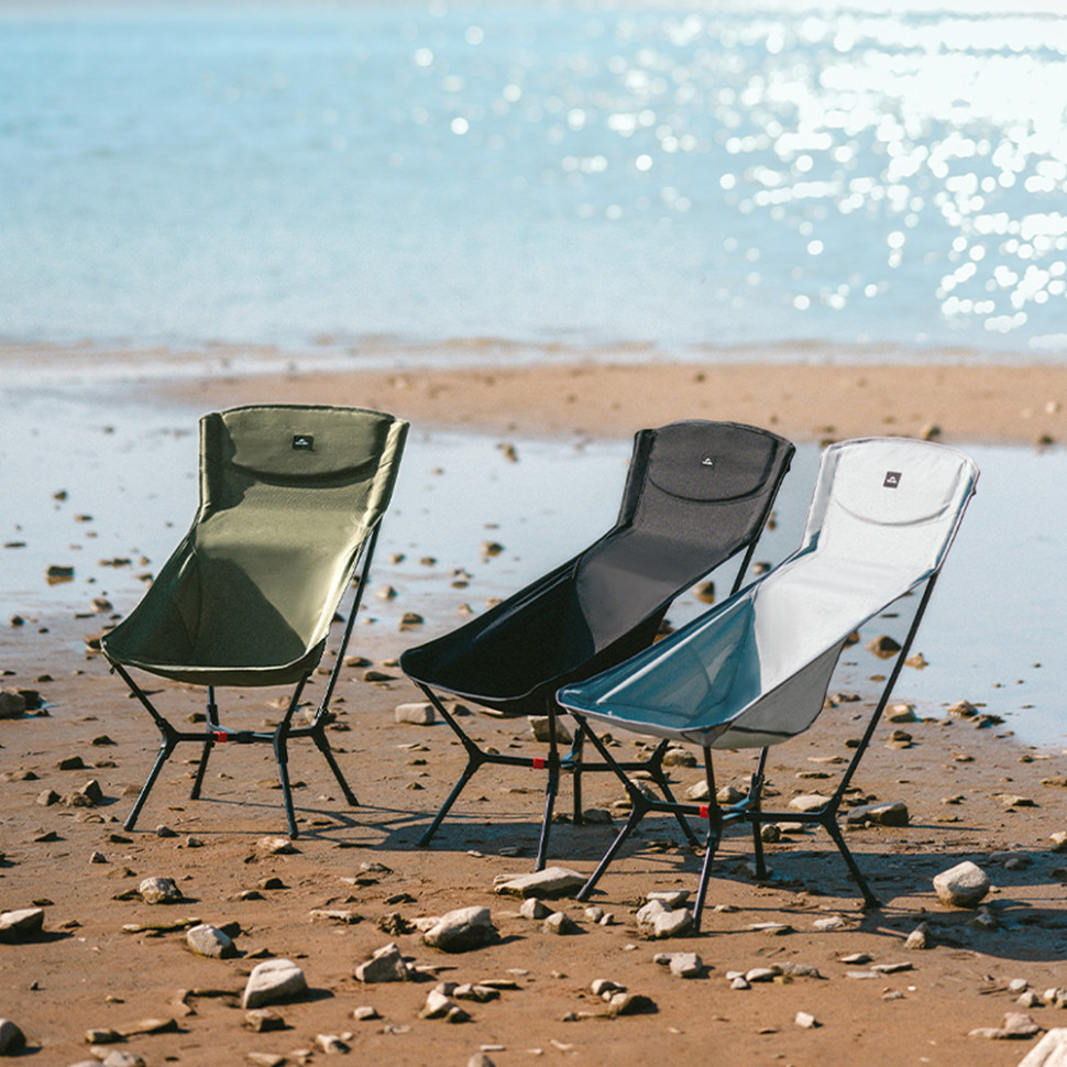 Стул складной ультралегкий Naturehike CNK2550JJ013 Yamami YL01, размер L, алюминий, оливковый Киев - изображение 7