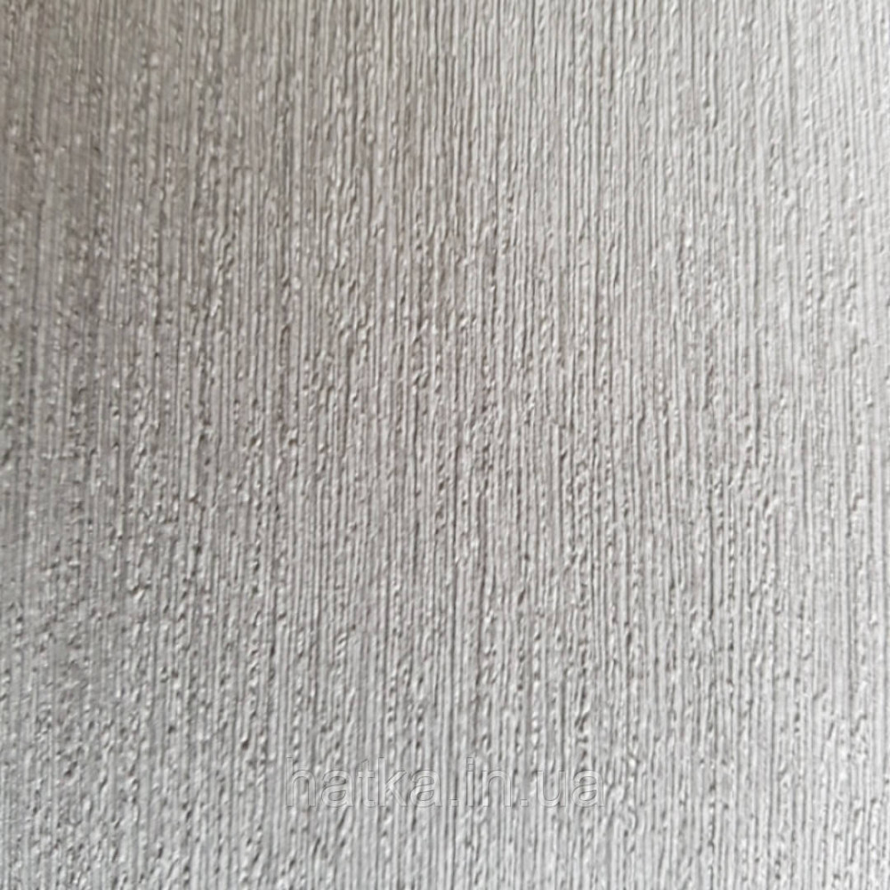 Шпалери вінілові на флізелін Marburg Art deco 31917 метрові сірі однотонні дрібна смужка під тканина Київ - фото 1