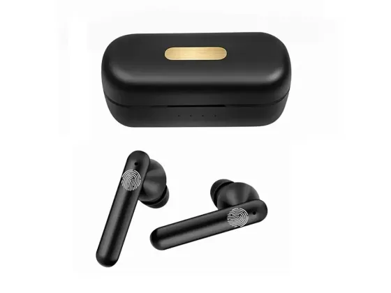 Гарнітура Double з кейсом Bluetooth TWS AKZ-S13: сенсорне керування, IPX4, до 10м, індикатор заряду Київ