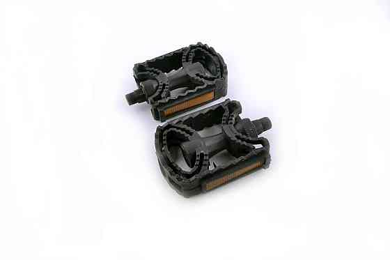 Педалі велосипедні (з катафотами, пластик, чорні, декор овал) Мукачево