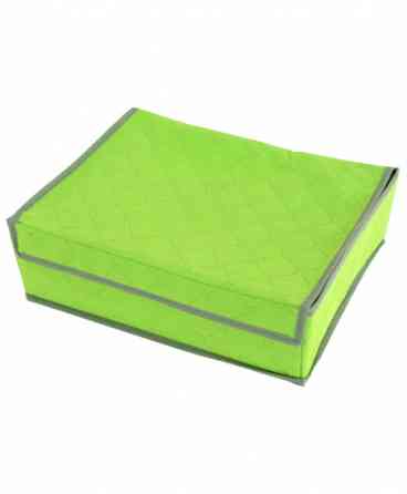 Органайзер для білизни та шкарпеток на 24 осередки Бамбуковий (Зелений) з кришкою Вінниця