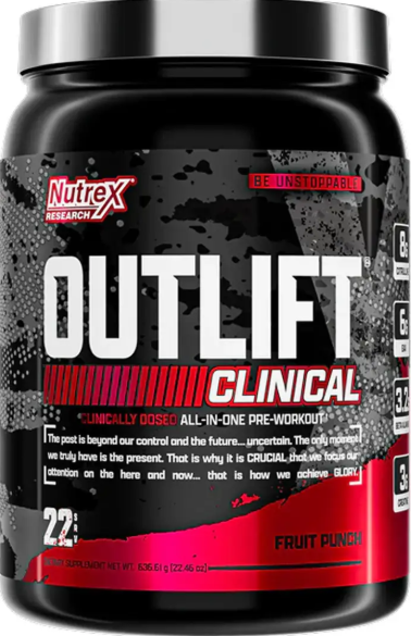 Предтренировочный комплекс  Nutrex Outlift Clinical 636.61g фруктовый пунш Киев - изображение 1