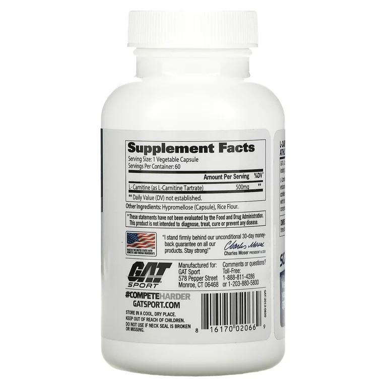 L-Carnitine 60caps Луцьк - фото 2