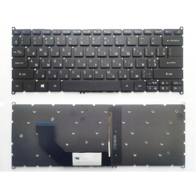 Клавіатура ноутбука Acer Swift SF314-41/SF314-52/SF314-53/SF314-55/SF514-51 черна з п (A46211) Вінниця - фото 1