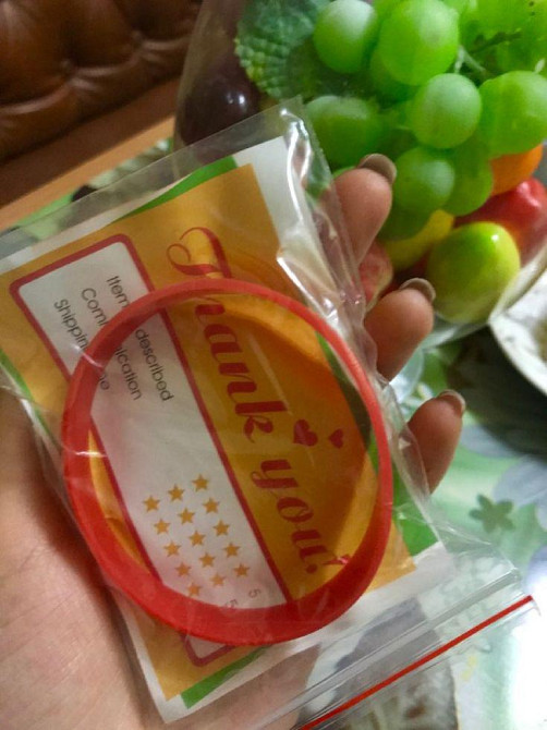 Силиконовый браслет на руку красный Киев - изображение 2