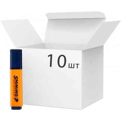 Маркер Baoke текстовый, 2-4 мм Shining оранжевый, 10 шт (MARK-TXT-BAO4904O-10) Винница