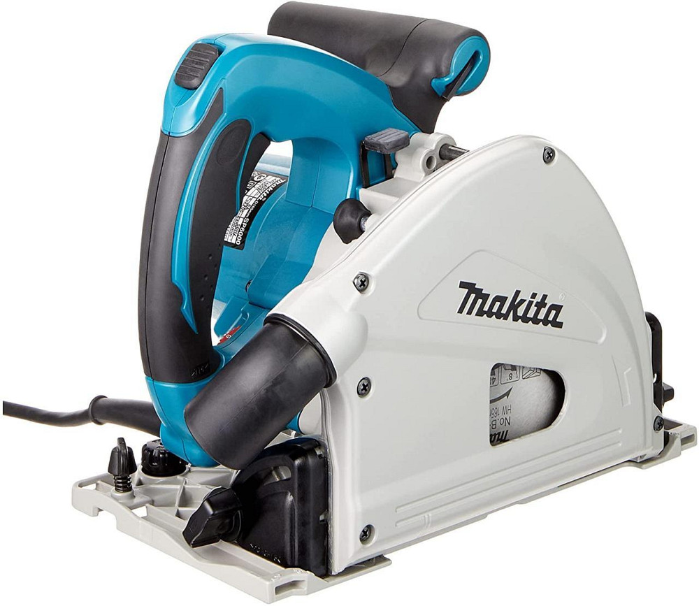 Профессиональная ручная погружная дисковая пила Makita SP6000J : 1300 Вт, 165мм, 55мм + линейка 1.5м Киев - изображение 2