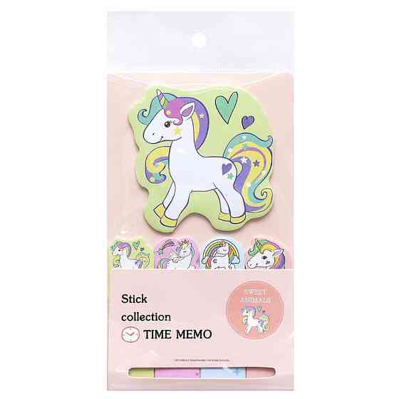 Набор бумажных стикеров Единорог N7-001-1 для заметок Винница